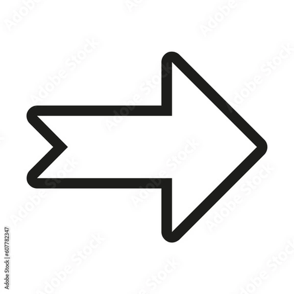 Fototapeta Arrow icon