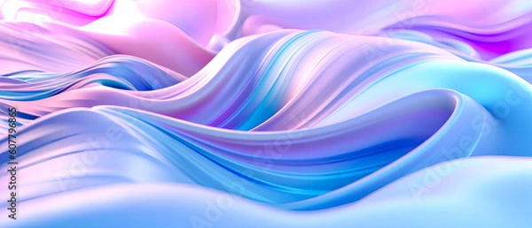 Fototapeta Abstrakter 3D-Hintergrund. generiert mit KI
