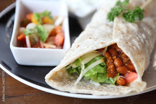 Fototapeta Beef burrito