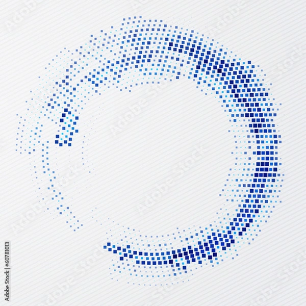 Obraz Virtual technology circle with space for your business message