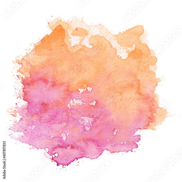 Obraz Watercolor texture with brush strokes