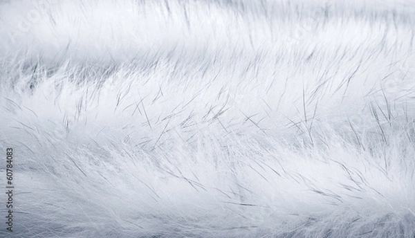 Obraz White fur background