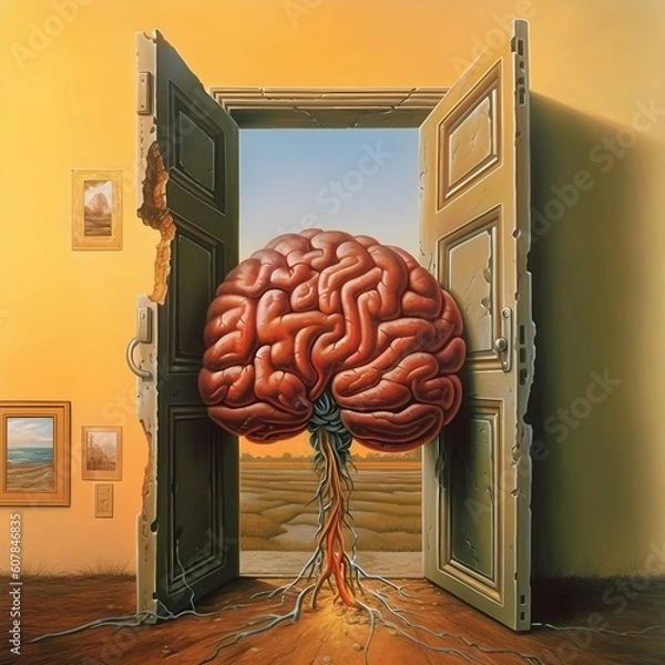 Obraz Let the brain in