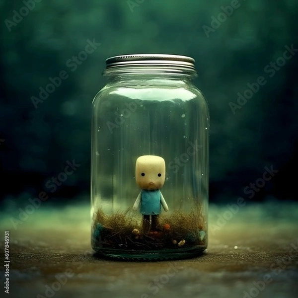 Obraz Loneliness in a jar