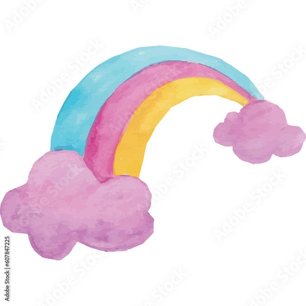 Obraz Rainbow Clip art Element Transparent Background