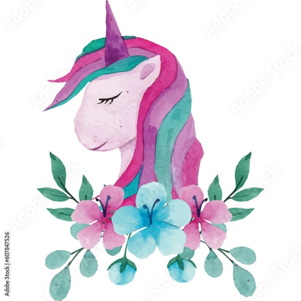 Obraz Unicorn Clip art Element Transparent Background