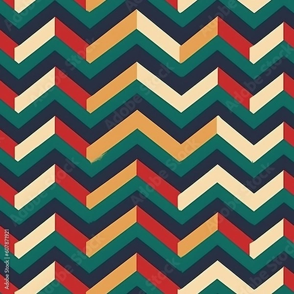 Fototapeta Vintage Ornamental Textures: Elegant Patterns for Wallpaper
Seamless Chevron Backdrops: Stylish Patterns for Fabric Design
Retro Paper Decoration: Distinctive Patterns for Graphic Design