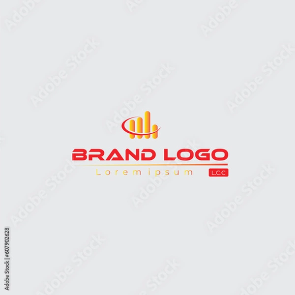 Fototapeta marketing company logo. arrow people logo. people career logo.