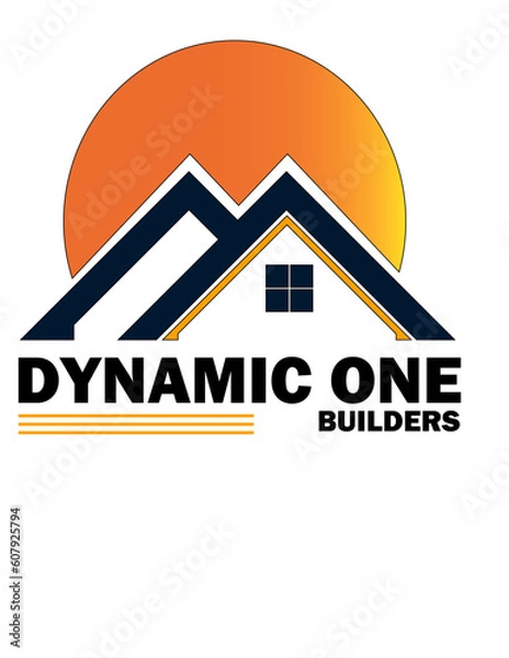 Obraz Real estate logo design idea