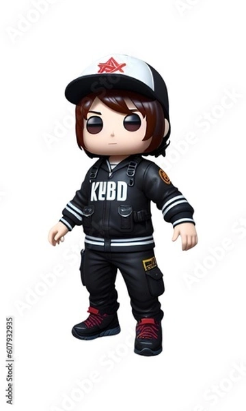 Obraz isolated object of cute character