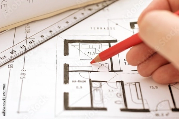 Obraz corretion on a floorplan