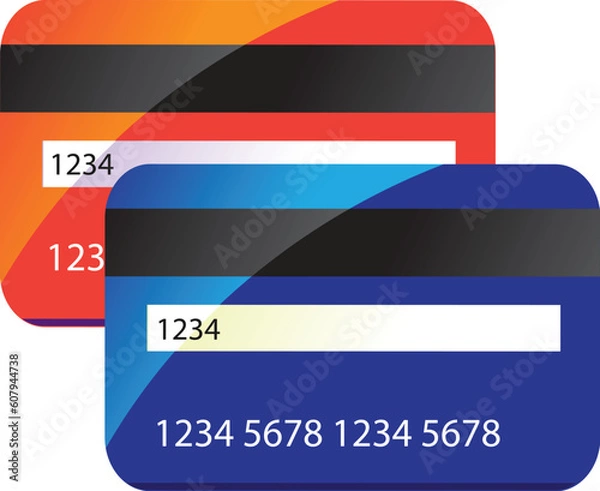 Fototapeta Bank credit card