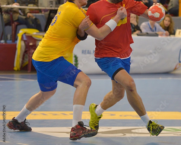 Obraz Piłkarze ręczni