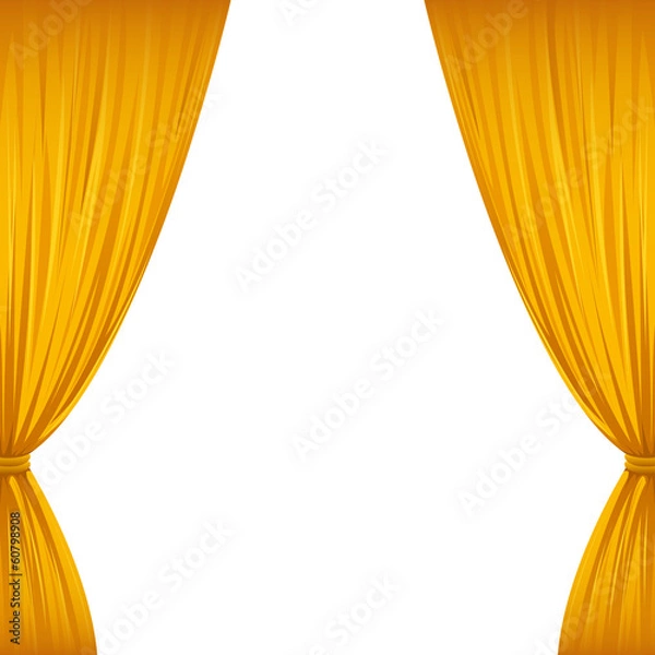 Fototapeta Gold Drapes