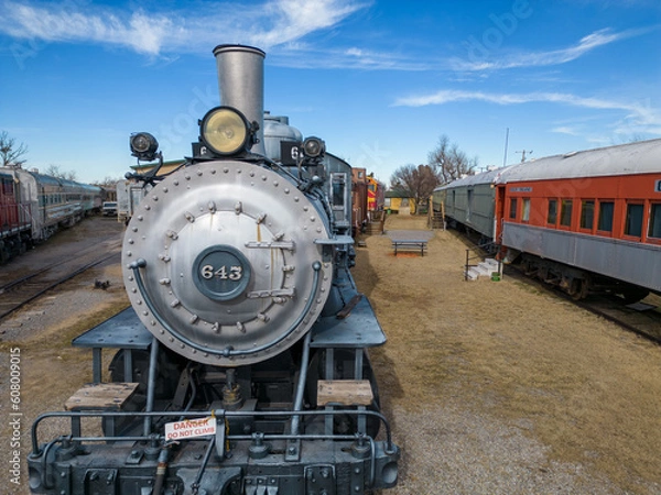 Obraz Train Museum in Town
