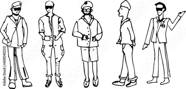 Fototapeta 남자 사람 패션