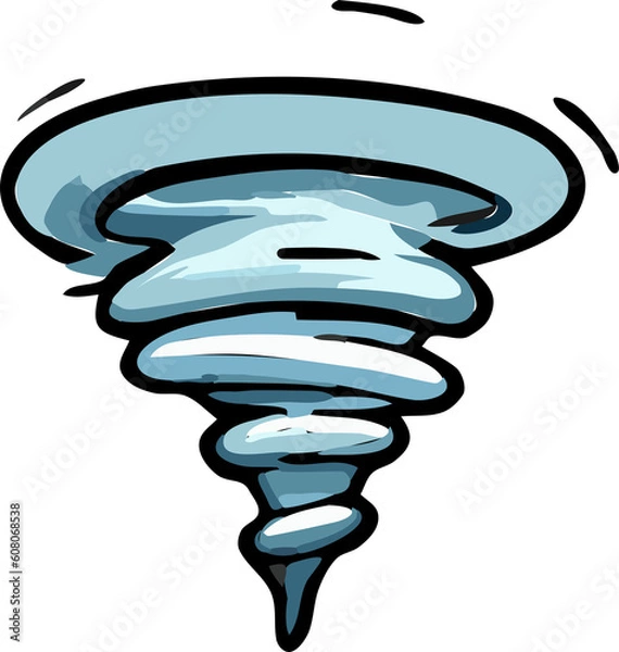 Obraz Tornado png graphic clipart design