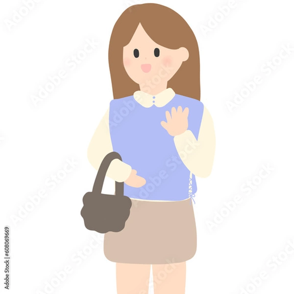 Fototapeta young lady