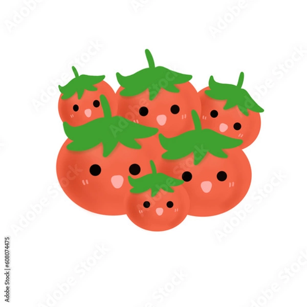 Obraz funny tomato cartoon