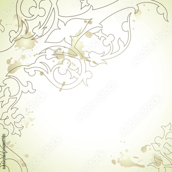 Fototapeta floral background, this illustration may be useful as designer work