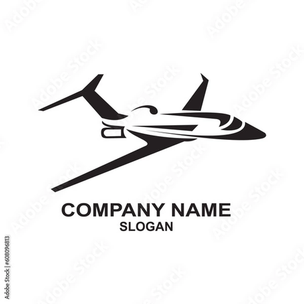 Obraz airplane logo design