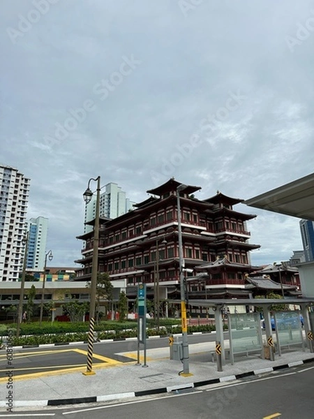 Obraz Singapore town