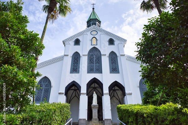 Fototapeta 長崎市で訪れた大浦天主堂