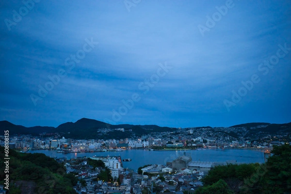 Obraz 長崎市で訪れた稲取山からの景色