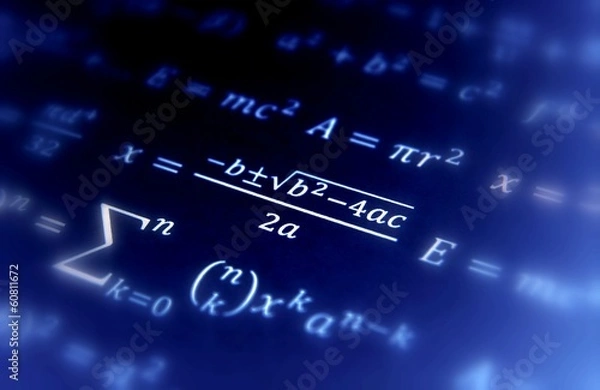 Obraz Math geometry background