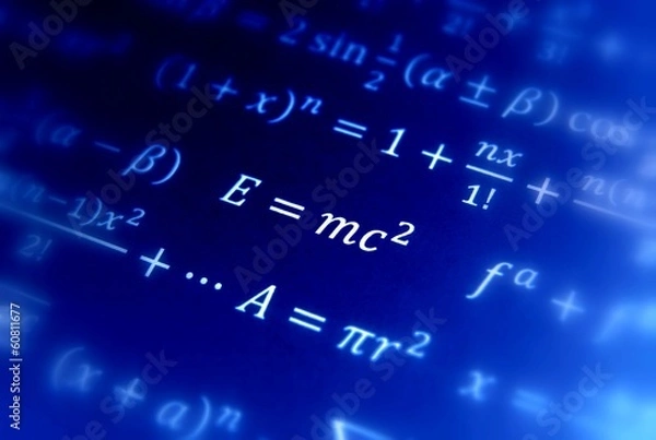 Obraz Einstein formula of relativity