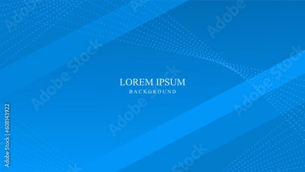 Obraz design background modern vector template graphic banner abstract shape blue