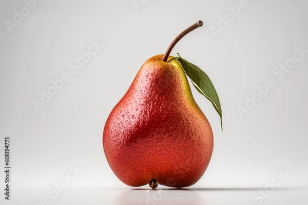 Fototapeta pear isolated on white background. created with generative AI