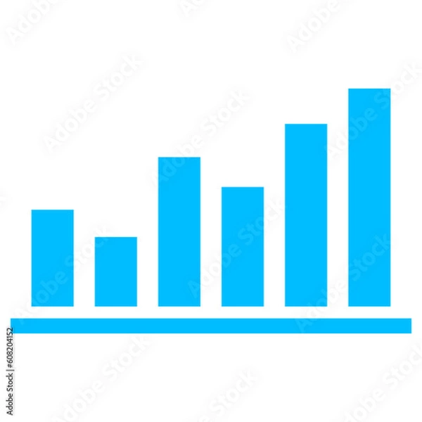 Fototapeta business graph with arrow	