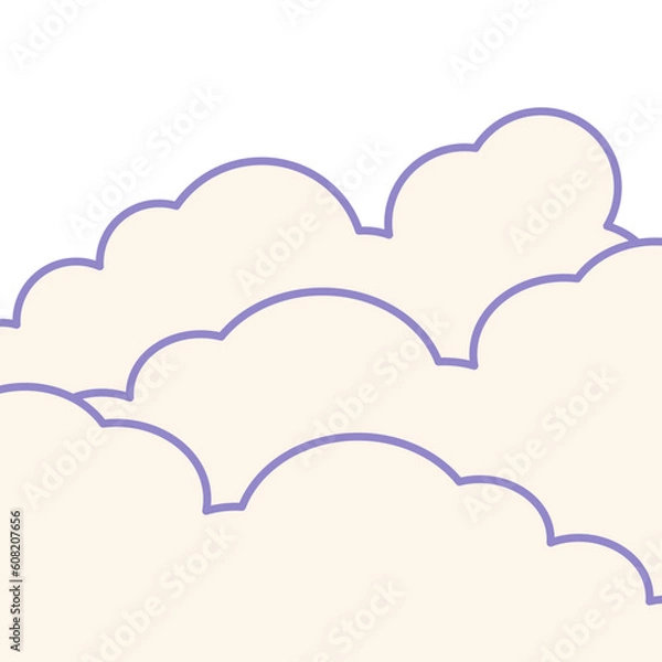 Obraz blue sky with clouds