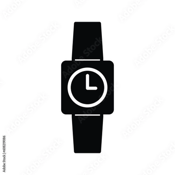 Fototapeta smartwatch icon. simple icon. vector illustration. eps 10