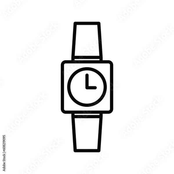 Fototapeta smartwatch icon. simple icon. vector illustration. eps 10