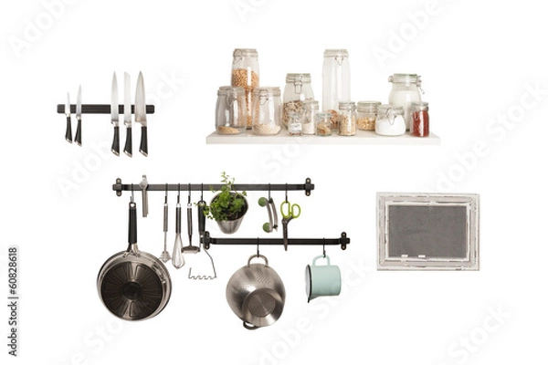 Fototapeta Küchenwand - Vorräte