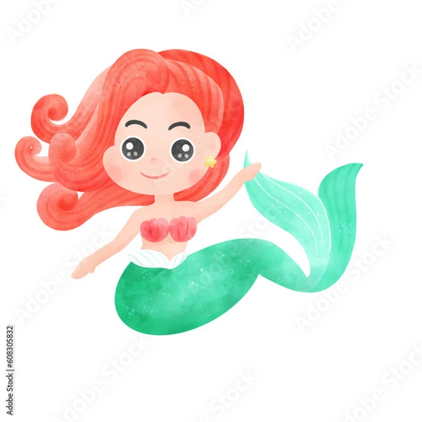 Fototapeta little mermaid