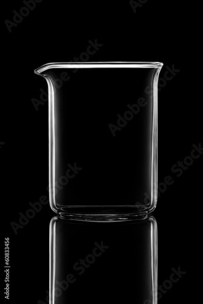 Fototapeta Empty chemistry flask