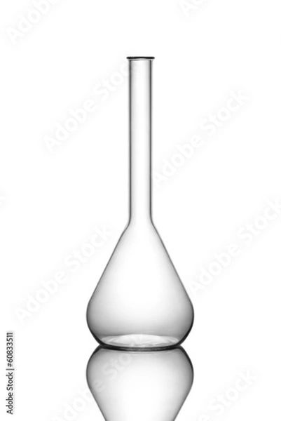Fototapeta Empty chemistry flask