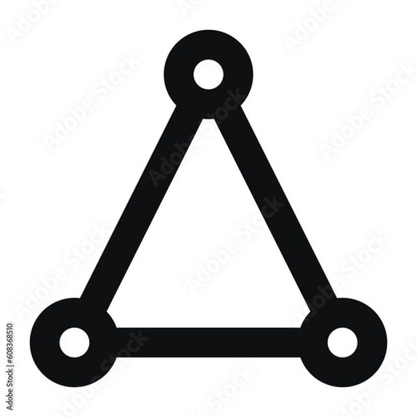 Fototapeta triangle icon