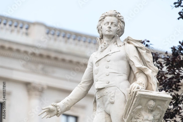 Obraz Mozart Statue