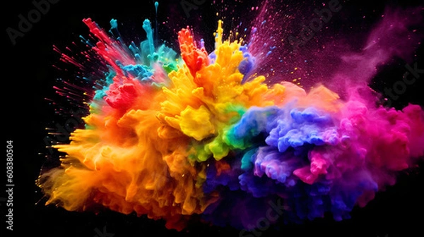 Obraz Various Color Splashes 