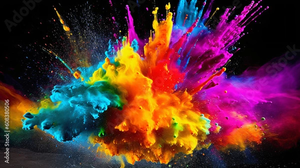 Obraz Various Color Splashes 