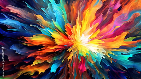 Obraz Various Color Splashes 