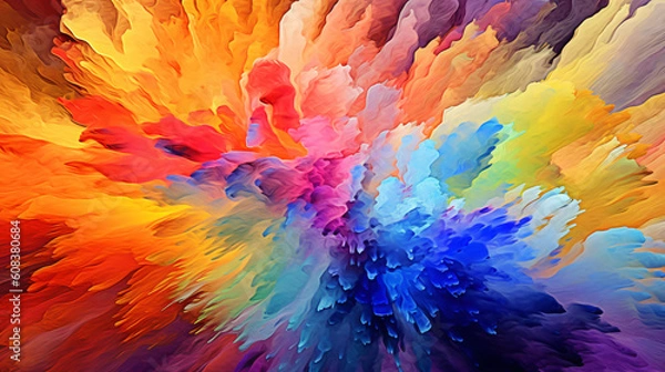 Fototapeta Various Color Splashes 