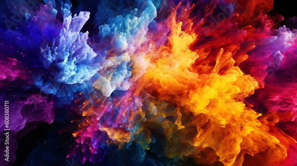 Fototapeta Various Color Splashes 