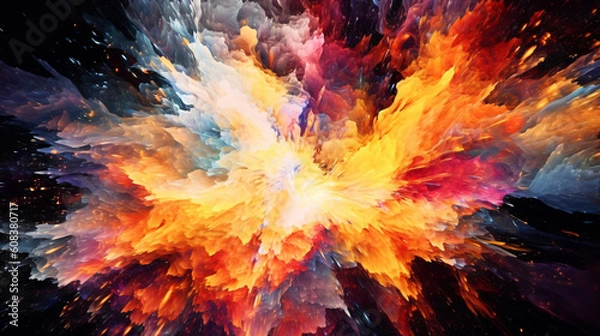 Fototapeta Various Color Splashes 