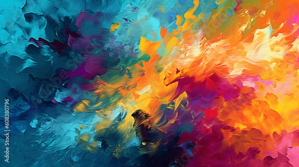 Fototapeta Various Color Splashes 