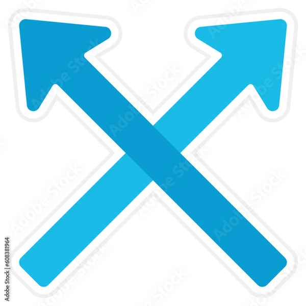 Fototapeta Intersect Icon